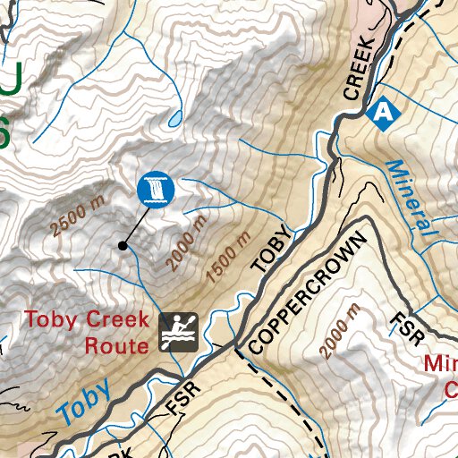 KRBC30 Invermere - Kootenay Rockies BC Topo-2023 Map by Backroad ...
