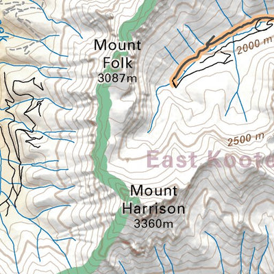 KRBC24 White River - Kootenay Rockies BC Topo-2023 Preview 2