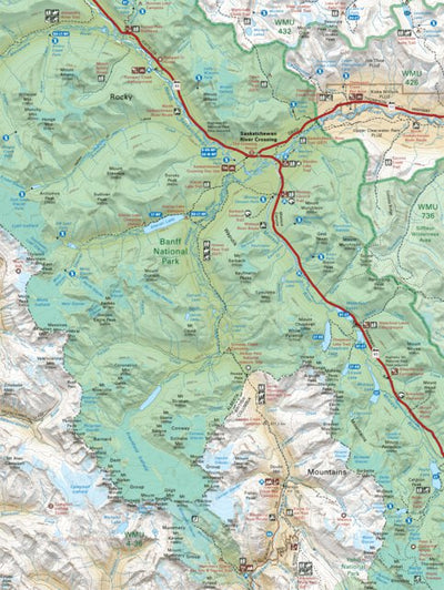 KRBC48 Mummery Glacier - Kootenay Rockies BC Topo-2023 Preview 1