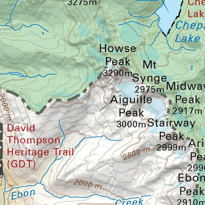 KRBC48 Mummery Glacier - Kootenay Rockies BC Topo-2023 Preview 3
