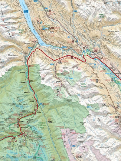 KRBC42 Rogers Pass - Kootenay Rockies BC Topo-2023 Preview 1