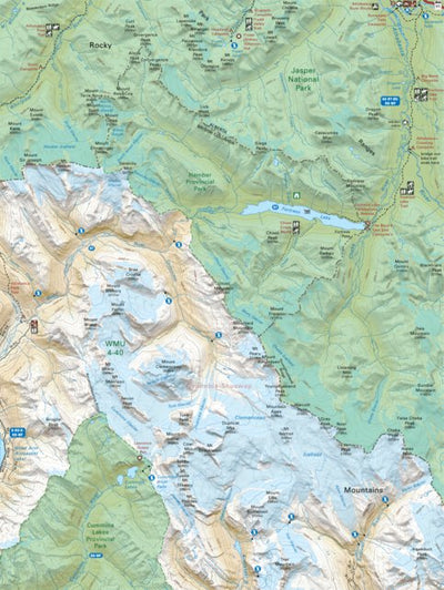 KRBC50 Fortress Lake - Kootenay Rockies BC Topo-2023 Preview 1