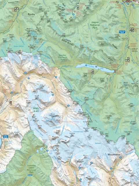 KRBC50 Fortress Lake - Kootenay Rockies BC Topo-2023 Preview 1