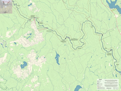 Machias River Map and Guide: Wigwam Rapids Preview 1