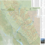 Glacier National Park Hiking Trails Map Preview 1