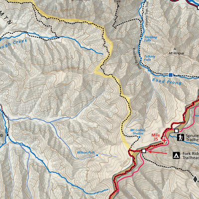 Great Smoky Mountains National Park Fishing Map Preview 2