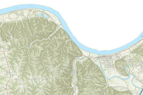 KyTopo (N06E22): Carrollton, Kentucky - 24k Preview 1