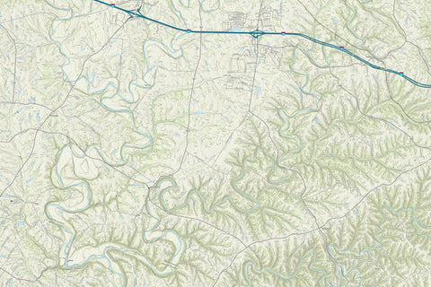 KyTopo (N11E22): Shelbyville South, Kentucky - 24k Preview 1