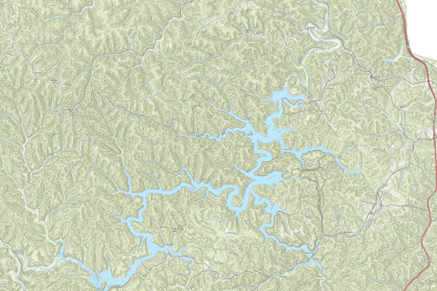 KyTopo (N11E34): Yatesville Lake, Kentucky - 24k Preview 1