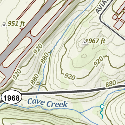 KyTopo (N12E25): Lexington West, Kentucky - 24k Preview 2