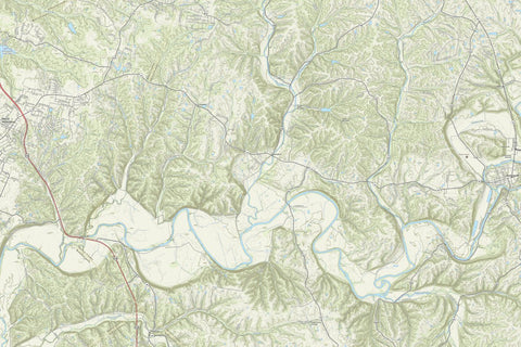 KyTopo (N12E21): Mount Washington East, Kentucky - 24k Preview 1