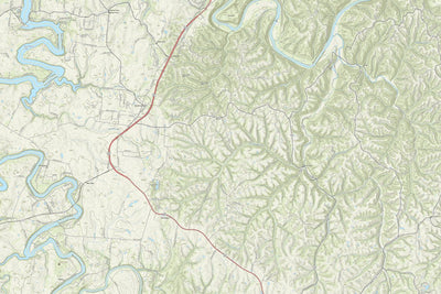 KyTopo (N15E25): Bourne, Kentucky - 24k Preview 1