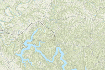KyTopo (N12E22): Taylorsville Lake, Kentucky - 24k Preview 1