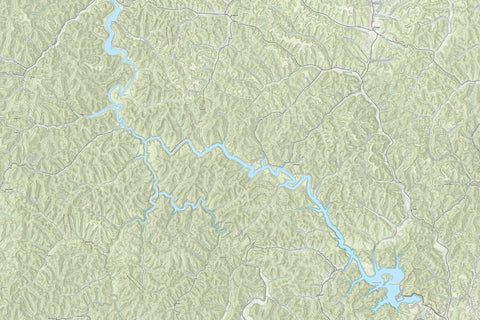 KyTopo (N13E33): Paintsville Lake, Kentucky - 24k Preview 1