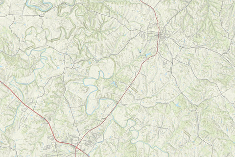KyTopo (N16E25): Lancaster, Kentucky - 24k Preview 1