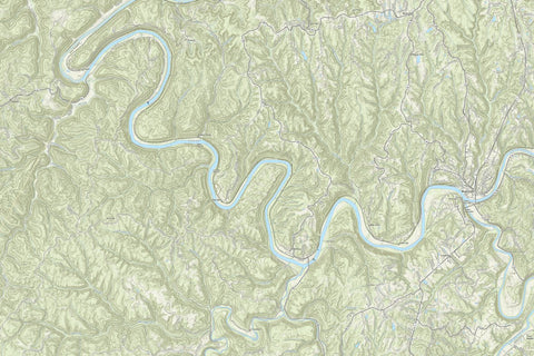 KyTopo (N16E29): Beattyville, Kentucky - 24k Preview 1