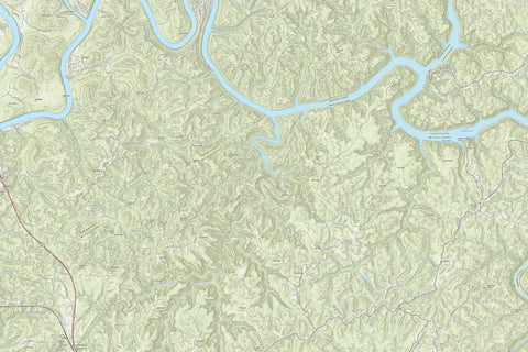 KyTopo (N22E26): Bauer, Kentucky - 24k Preview 1