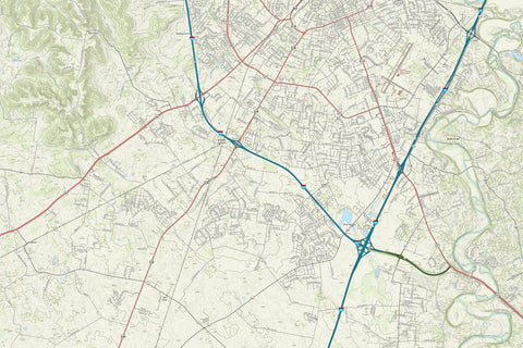 KyTopo (N22E16): Bowling Green South, Kentucky - 24k Preview 1