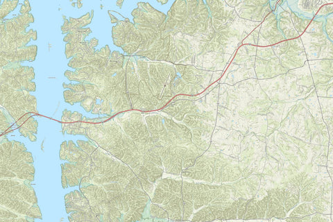 KyTopo (N23E09): Lake Barkley, Kentucky - 24k Preview 1