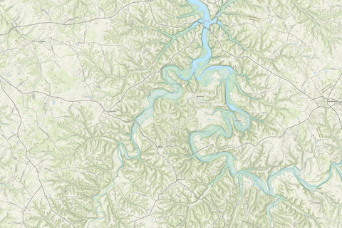 KyTopo (N24E18): Fountain Run, Kentucky - 24k Preview 1