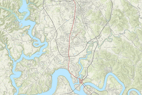 KyTopo (N21E25): Somerset South, Kentucky - 24k Preview 1