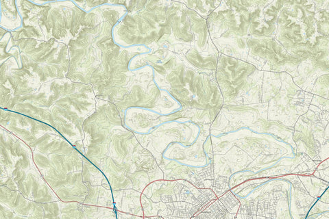 KyTopo (N21E16): Bowling Green North, Kentucky - 24k Preview 1
