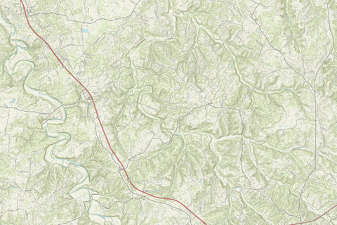 KyTopo (N23E17): Allen Springs, Kentucky - 24k Preview 1