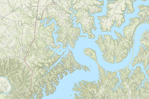 KyTopo (N22E23): Lake Cumberland, Kentucky - 24k Preview 1