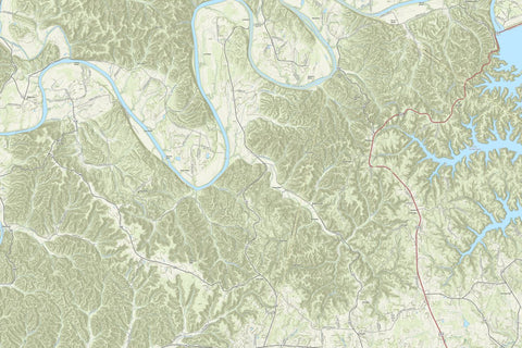 KyTopo (N23E22): Willis Creek, Kentucky - 24k Preview 1