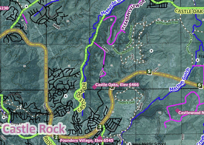 Castle Rock Exploration Map for Sightseeing Preview 3