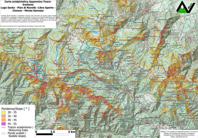 Carta Scialpinistica Appennino Tosco Emiliano Preview 1