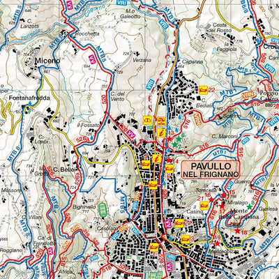 Carta Escursionistica del Territorio del Comune di Pavullo nel Frignano Ed. 2023 Preview 2