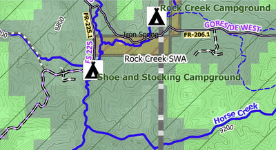 4 Map Bundle NW of Denver, CO (4 x100K quads): DenverWest, Estes Park, Steamboat Springs, & Vail Preview 2