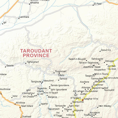 Morocco - Marrakech Safi & Souss Massa Region - Health Reference Map Preview 2