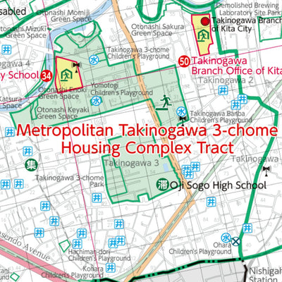 Kita city disaster preparedness Map Preview 3