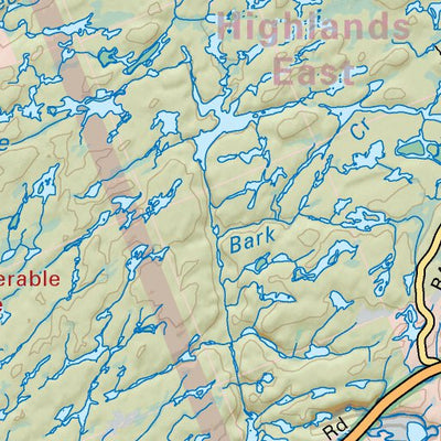 CCON38 Gooderham - Cottage Country Ontario Topo Preview 3