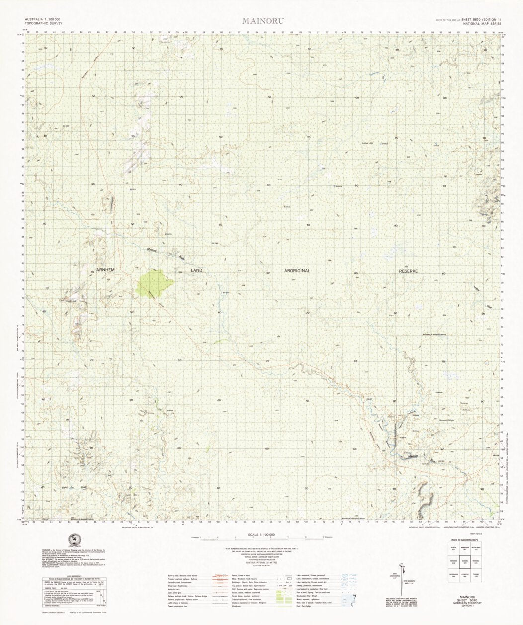 Mainoru (5670) Map by Geoscience Australia | Avenza Maps