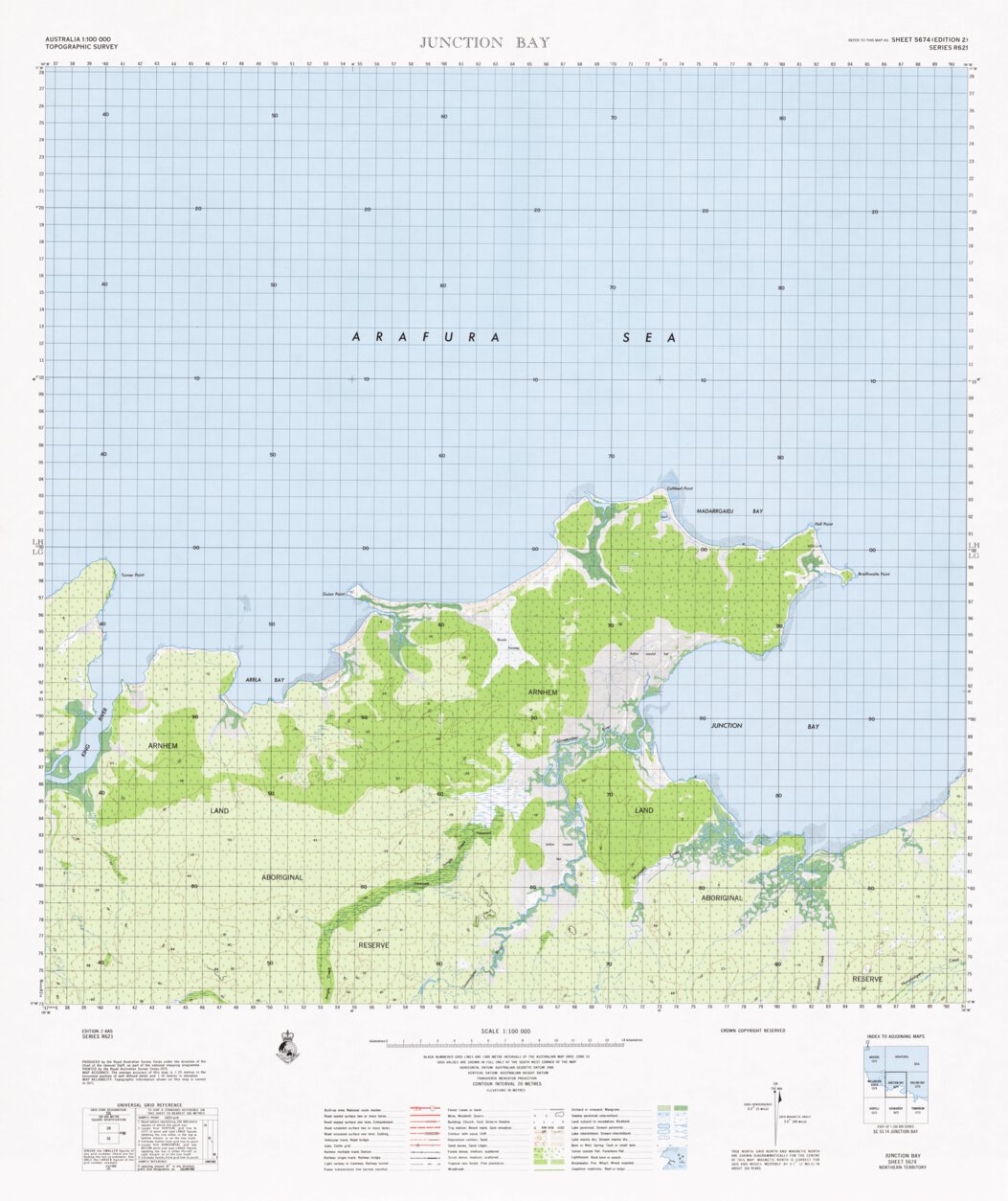 The Junction Map Junction Bay (5674) Map by Geoscience Australia | Avenza Maps