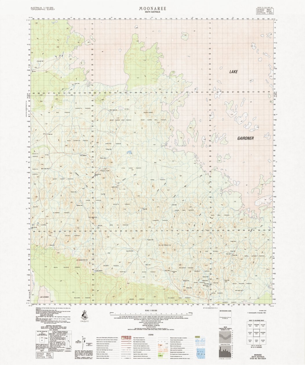 Moonaree (6034) Map by Geoscience Australia | Avenza Maps