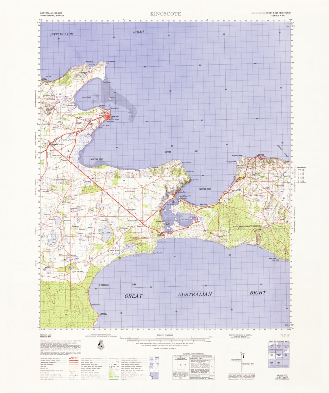Kingscote (6426) Map by Geoscience Australia | Avenza Maps
