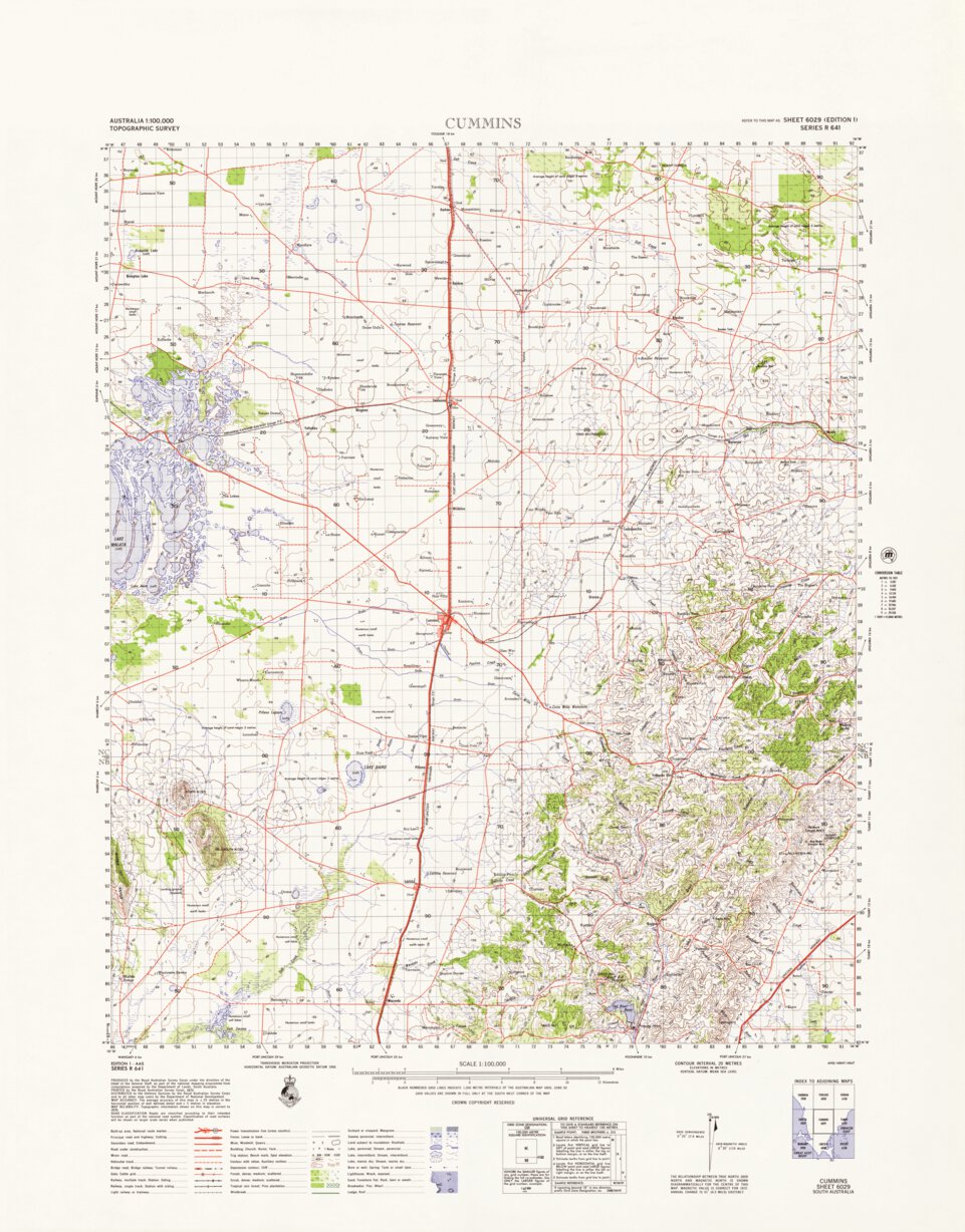 Cummins Map Cummins (6029) Map by Geoscience Australia | Avenza Maps