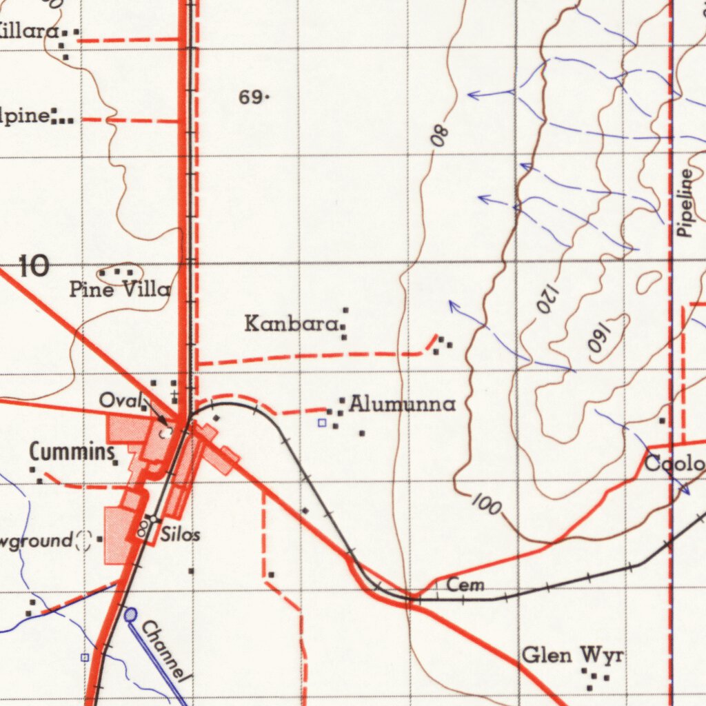 Cummins Map Cummins (6029) Map by Geoscience Australia | Avenza Maps