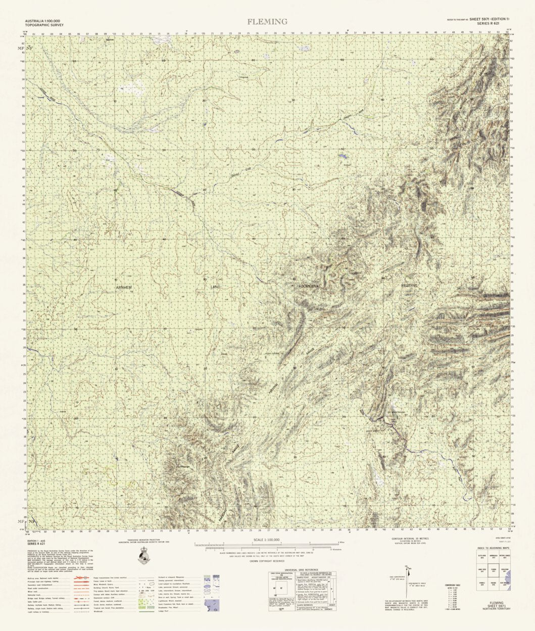 Fleming Key Map Fleming (5971) Map by Geoscience Australia | Avenza Maps