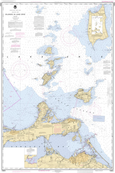 Islands In Lake Erie Including Sandusky Bay Ohio Preview 1