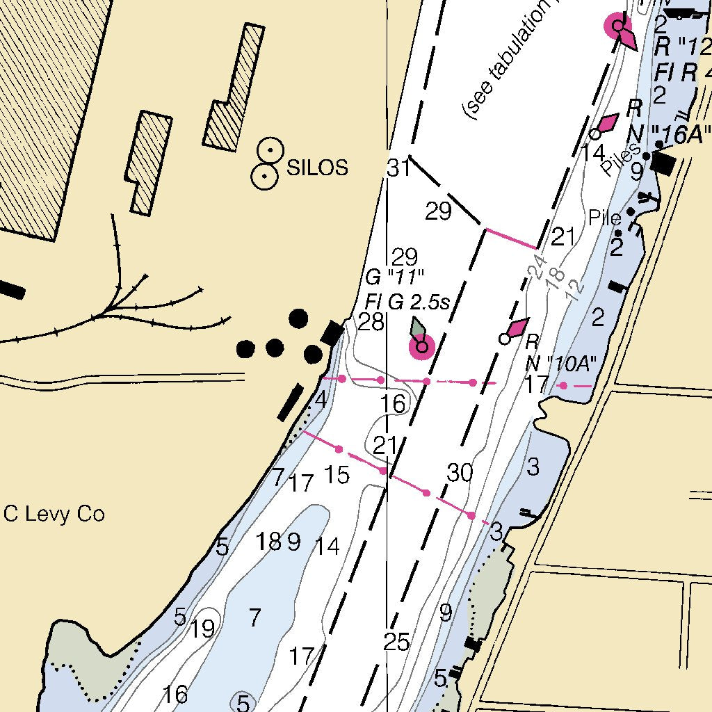 Detroit River (3) Map by National Oceanographic & Atmospheric ...
