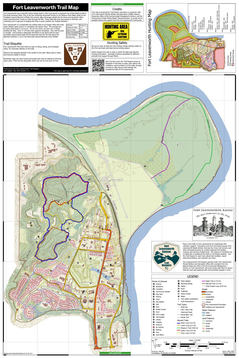 Ft Leavenworth Map Usa U.S. Army CGSC على X: 