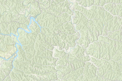 KyTopo (N10E33): Grayson Lake, Kentucky - State Park Trails Edition Preview 1