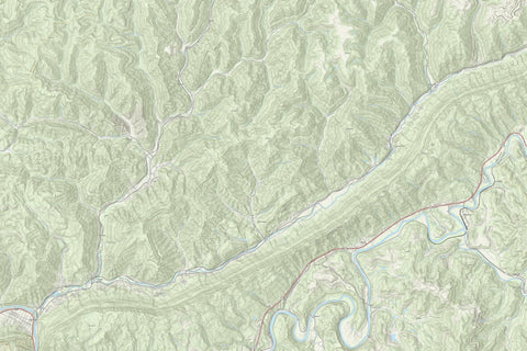 KyTopo (N23E30): Pineville, Kentucky - State Park Trails Edition Preview 1