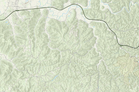 KyTopo (N14E29): Stanton, Kentucky - State Park Trails Edition Preview 1