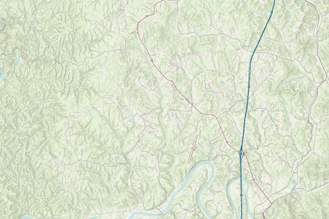 KyTopo (N23E27): Clio, Kentucky - State Park Trails Edition Preview 1